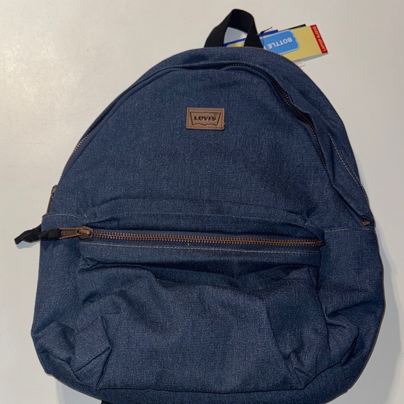 Levi's Denim Blue Backpack NWT - Picture 1 of 5